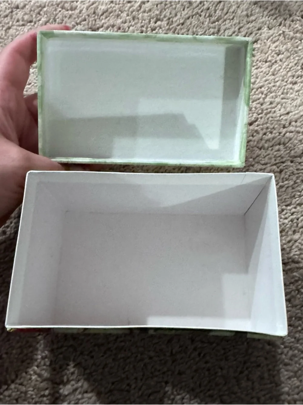 Vintage 1990s 2000s 3x5” Index Card Recipe Holder Box Pumpkins Fruits Apples